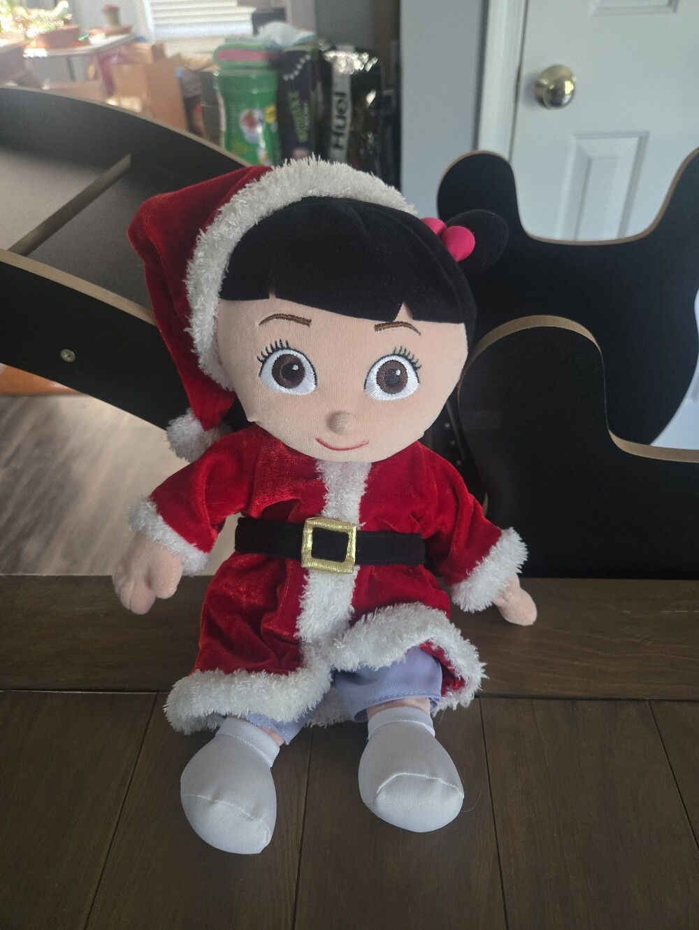 Disney Store Santa Helpers Monsters Inc. Boo Plush Doll